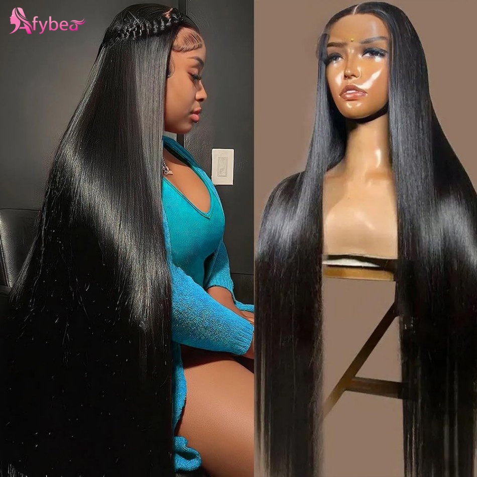 Lace Front Wig - Parrucche di capelli umani lisci da