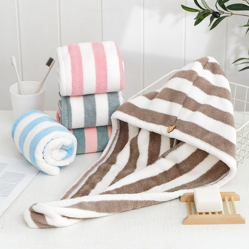 Hair Turban Towel - Asciugamano per Capelli in Microfibra, Cappello