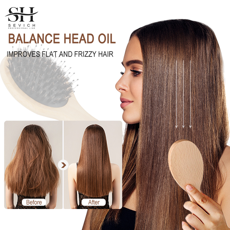 Hair Care Salon - Setola di cinghiale naturale Pettine soffice