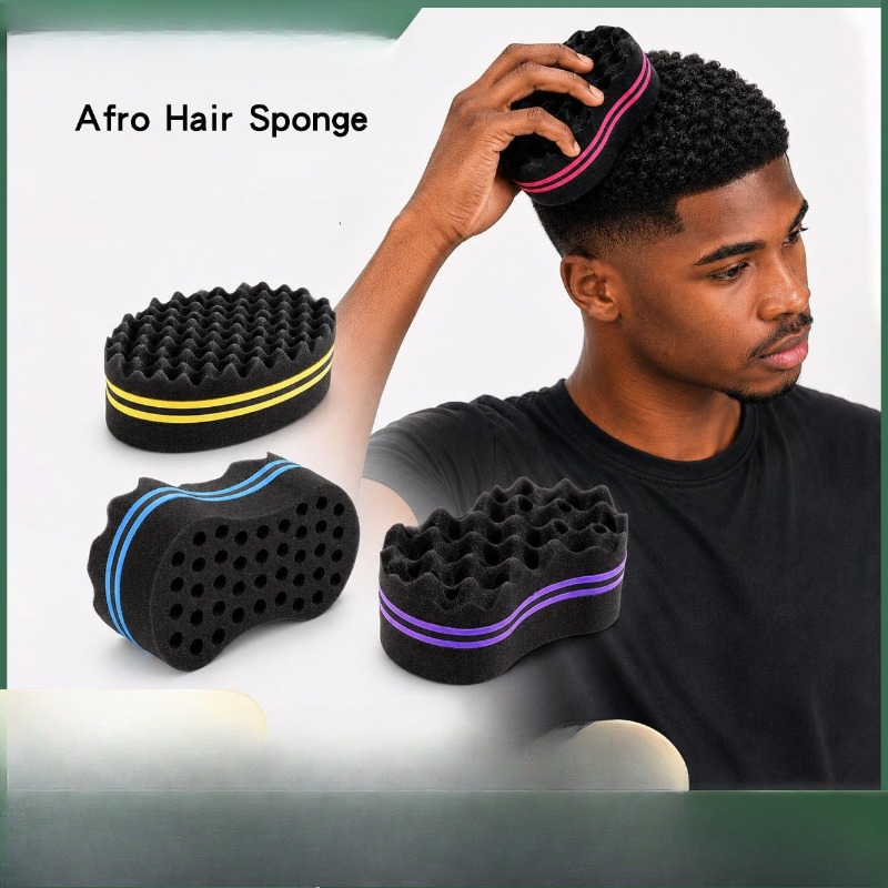 Twist Sponge Coil - Spazzola Ovale a Doppia Faccia per