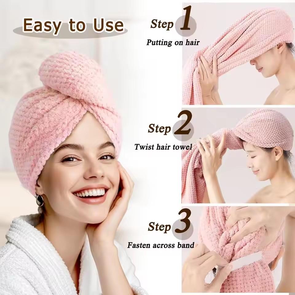 Asciugamano Super Assorbente i - Hair Turban Towel recensione e prezzo