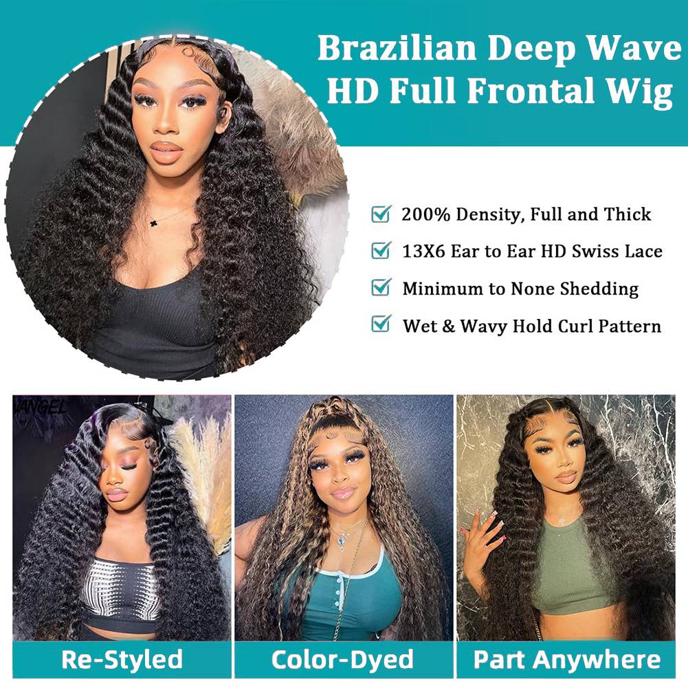 40 46 pollici onda profonda 13 - Lace Front Wig recensione e prezzo