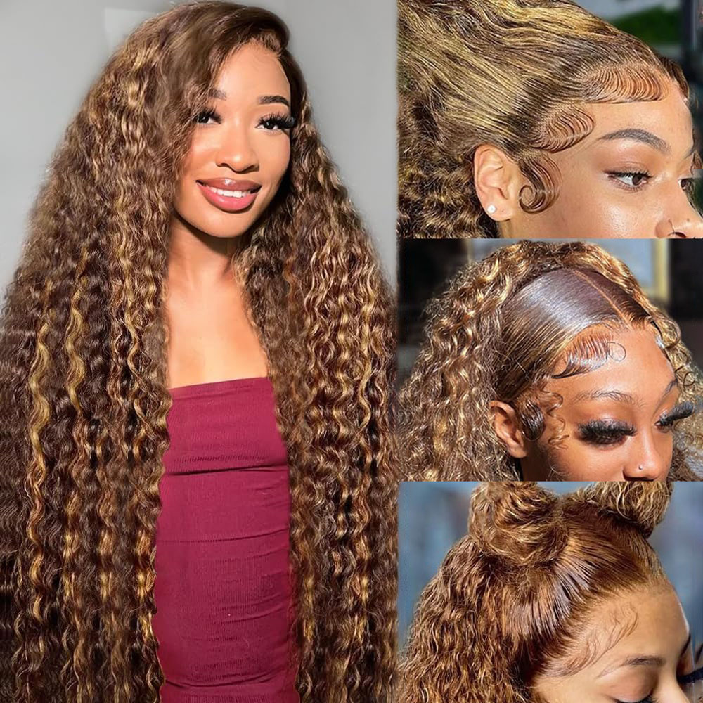 36 pollici onda profonda P4/27 - Lace Front Wig recensione e prezzo