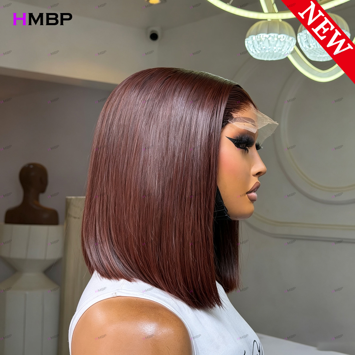 # Parrucca Bob Liscia Castano  - Lace Front Wig recensione e prezzo